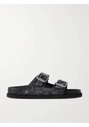BIRKENSTOCK 1774 - Arizona Velvet Sandals - Men - Black - EU 41