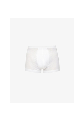 Mens Zimmerli Slim-Fit Stretch-Cotton Trunks