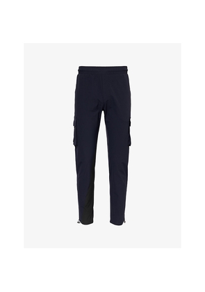 Mens Arne Tapered-Leg Mid-Rise Stretch-Woven Trousers