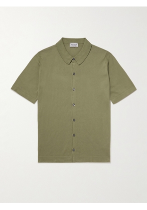 John Smedley - Folke Sea Island Cotton Shirt - Men - Green - S
