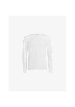 Mens Allsaints Brace Embroidered-Appliqué Cotton T-Shirt