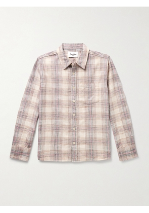 Corridor - Rosewood Checked Cotton Shirt - Men - Neutrals - S