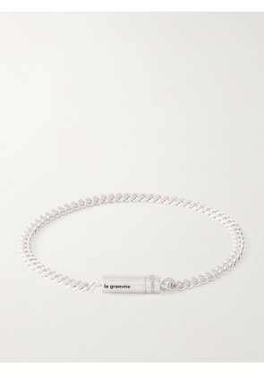 Le Gramme - 12g Recycled Sterling Silver Chain Bracelet - Men - Silver - 18