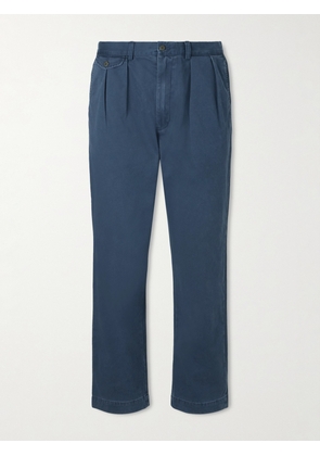 Polo Ralph Lauren - Straight-Leg Cotton-Twill Trousers - Men - Blue - UK/US 30