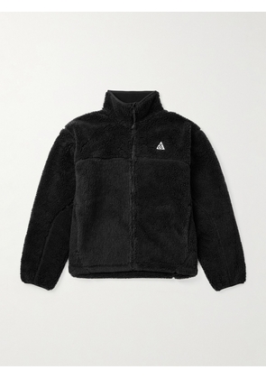 Nike - ACG Logo-Embroidered Canwell Glacier Therma-FIT ADV Fleece Jacket - Men - Black - S