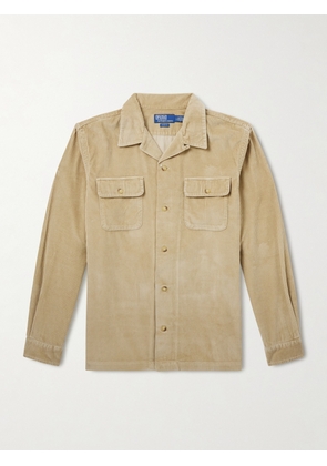 Polo Ralph Lauren - Convertible-Collar Cotton-Corduroy Shirt - Men - Neutrals - XS