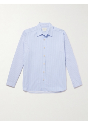 Oliver Spencer - Garrison Striped Organic Cotton Shirt - Men - Blue - S