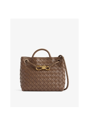 Womens Bottega Veneta Andiamo Small Leather Top-Handle Bag