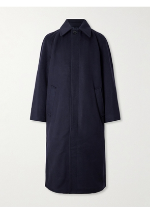 Valentino Garavani - Oversized Wool and Cashmere-Blend Coat - Men - Blue - IT 46