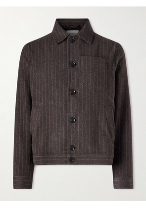 Oliver Spencer - Buffalo Striped Wool-Blend Jacket - Men - Brown - UK/US 36