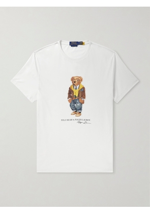 Polo Ralph Lauren - Slim-Fit Bear Cotton-Jersey T-Shirt - Men - White - XS