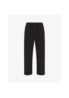 Mens Skims Soft-Knit Lounge Straight-Leg Relaxed-Fit Cotton-Blend Jogging Bottoms