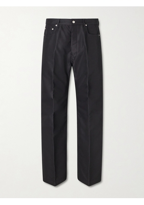 Rick Owens - Geth Straight-Leg Organic Cotton-Blend Canvas Trousers - Men - Black - UK/US 28