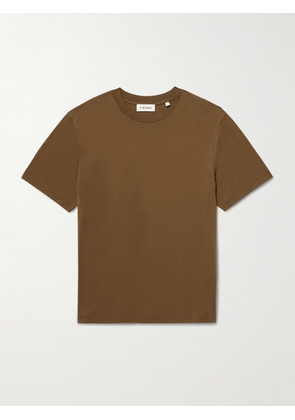 FRAME - Supima Cotton-Jersey T-Shirt - Men - Brown - S