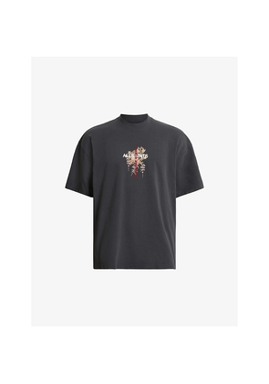 Mens Allsaints Eternal Graphic-Print Relaxed-Fit Organic-Cotton T-Shirt