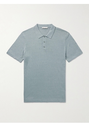 Onia - Linen Polo Shirt - Men - Green - S