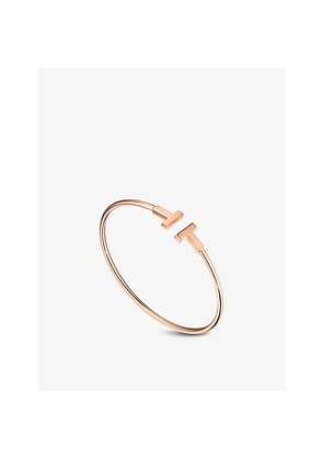 Tiffany & Co T Wire 18ct Rose-Gold Bracelet
