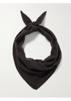 Johnstons of Elgin - Ribbed Cashmere Bandana - Men - Brown