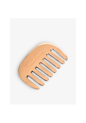 Dimple Amani Metallic Copper Scalp Comb
