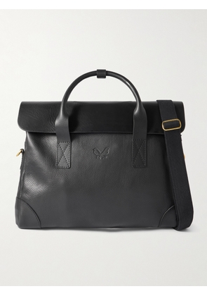 Bennett Winch - Full-Grain Leather Briefcase - Men - Black