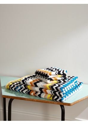 Missoni Home - Best Set of Five Striped Cotton-Terry Towels - Men - Multi