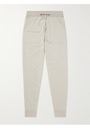 John Smedley - Henning Tapered Merino Wool Sweatpants - Men - Gray - S