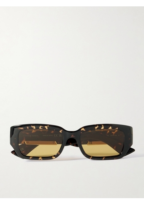Bottega Veneta - Dash Rectangular-Frame Tortoiseshell Acetate Sunglasses - Men - Tortoiseshell