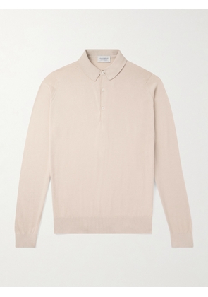 John Smedley - Bramwell Slim-Fit Cotton Polo Shirt - Men - Neutrals - S