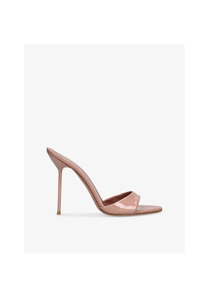 Womens Paris Texas Lidia Patent-Leather Heeled Mules