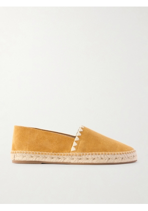 Manolo Blahnik - Raito Suede Espadrilles - Men - Orange - UK 7