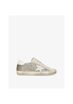 Womens Golden Goose Super Star 55636 Leather Low-Top Trainers