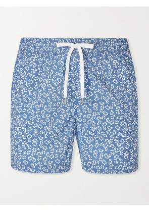 Onia - Charles Straight-Leg Mid-Length Printed Swim Shorts - Men - Blue - S