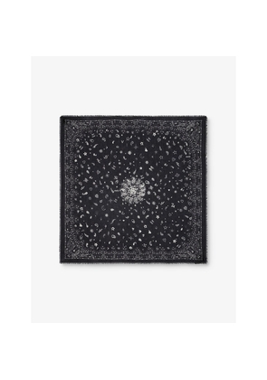 Womens Zadig&Voltaire Bandana-Pattern Square Cotton Scarf