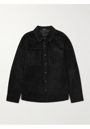 James Perse - Suede Shirt - Men - Black - 1