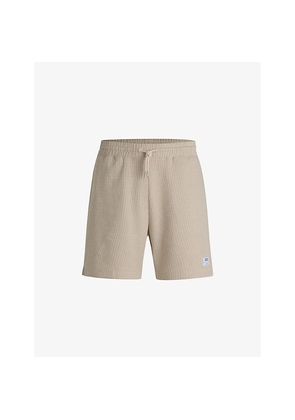Mens Hugo Drawstring-Waistband Cotton-Jersey Shorts