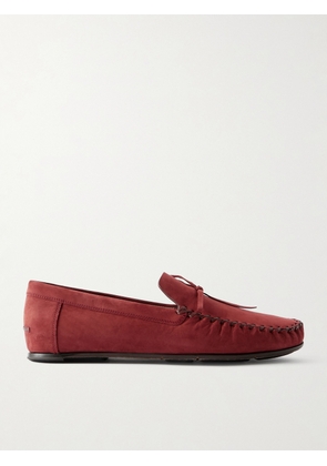 Manolo Blahnik - Gargano Tasselled Nubuck Driving Shoes - Men - Brown - UK 7