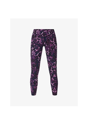 Womens Sweaty Betty Power Workout Abstract-Pattern Stretch-Jersey Leggings