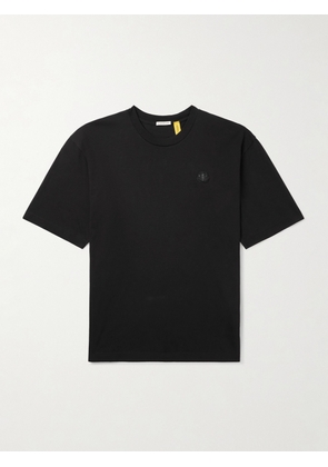 Moncler Genius - A$AP Rocky Logo-Appliquéd Cotton-Jersey T-Shirt - Men - Black - XS