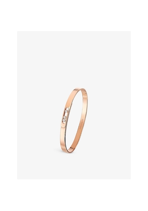Womens Messika Move Noa 18ct Rose-Gold and 0.11ct Diamond Bangle