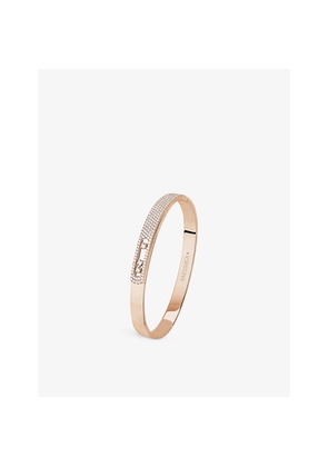 Womens Messika Move Noa 18ct Rose-Gold and 0.95ct Diamond Bangle