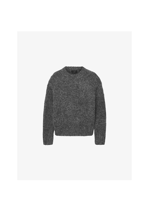 Mens Allsaints Myles Oversized-Fit Mohair-Blend Jumper