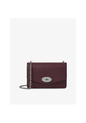 Womens Mulberry Darley Small Grained-Leather Clutch Bag