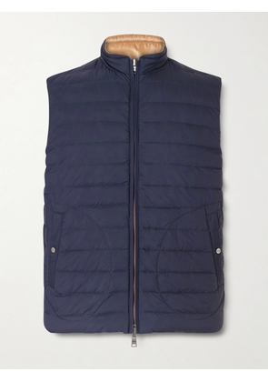 Herno - Reversible Quilted Down Gilet - Men - Blue - IT 48