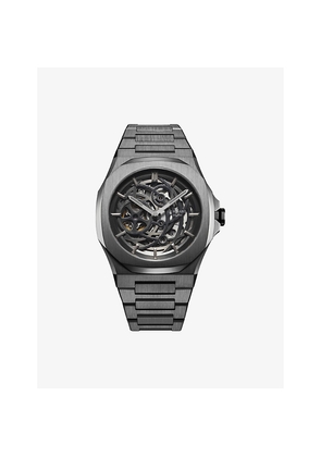 D1 Milano Skeleton Bracelet 41.5mm Stainless Steel Mechanical Watch