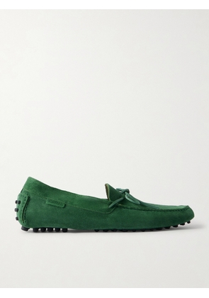 TOM FORD - Rod Suede Loafers - Men - Green - EU 40