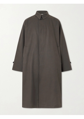 Herno - Slub Cotton-Twill Coat - Men - Brown - IT 48