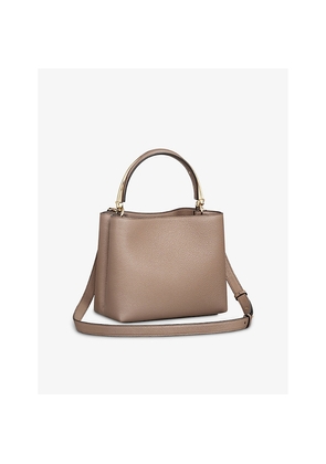 Womens Panthère De Cartier Small Leather Top-Handle Bag