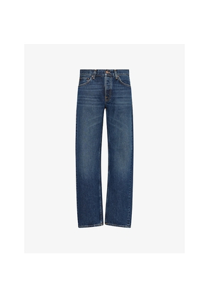 Mens Nudie Jeans Rad Rufus Straight-Leg Denim Jeans