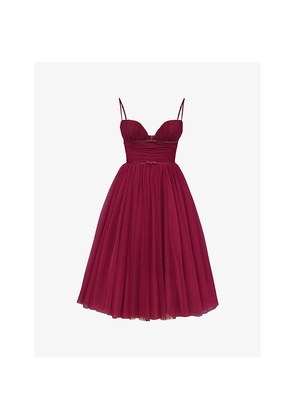 Womens House of CB Countess Tulle Midi Dress