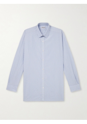 Charvet - Striped Cotton-Poplin Shirt - Men - Blue - EU 38